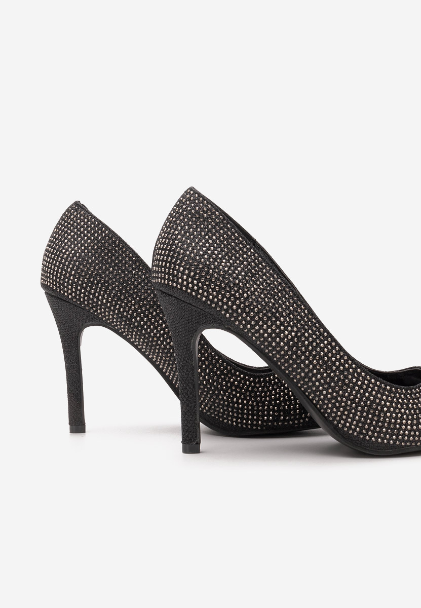 Pantofi stiletto Markita negri
