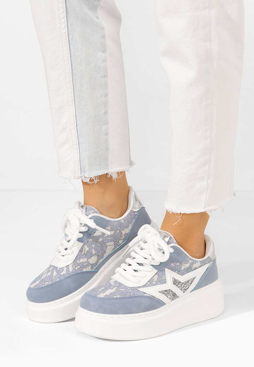 Sneakers cu platforma Dayla albastri