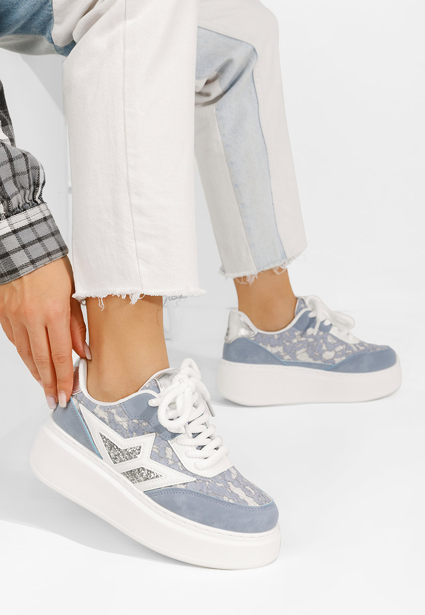 Sneakers cu platforma Dayla albastri