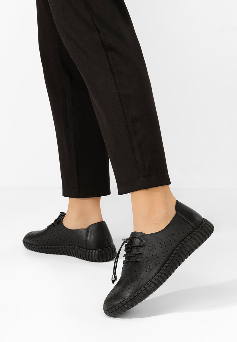 Pantofi casual dama Emaly negri