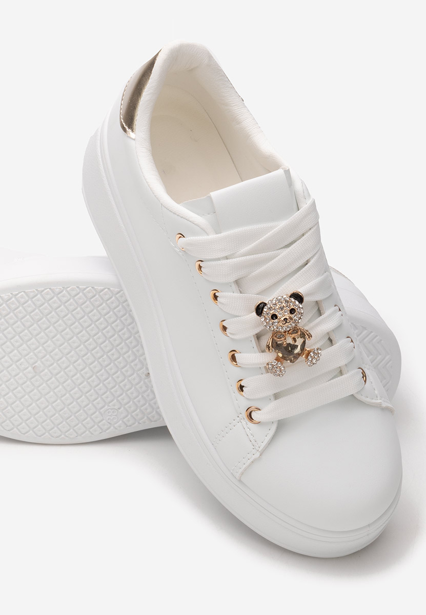 Sneakers cu platformă Ralia albi