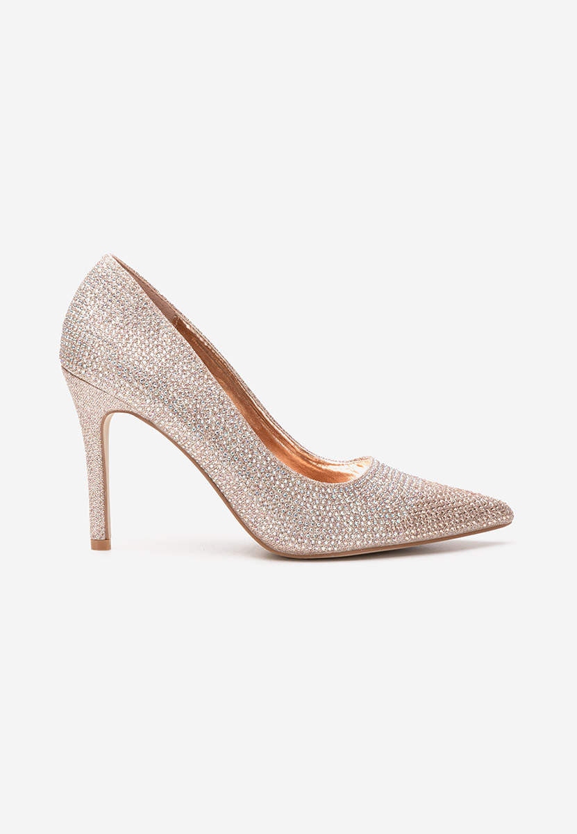 Pantofi stiletto Stacee champagne