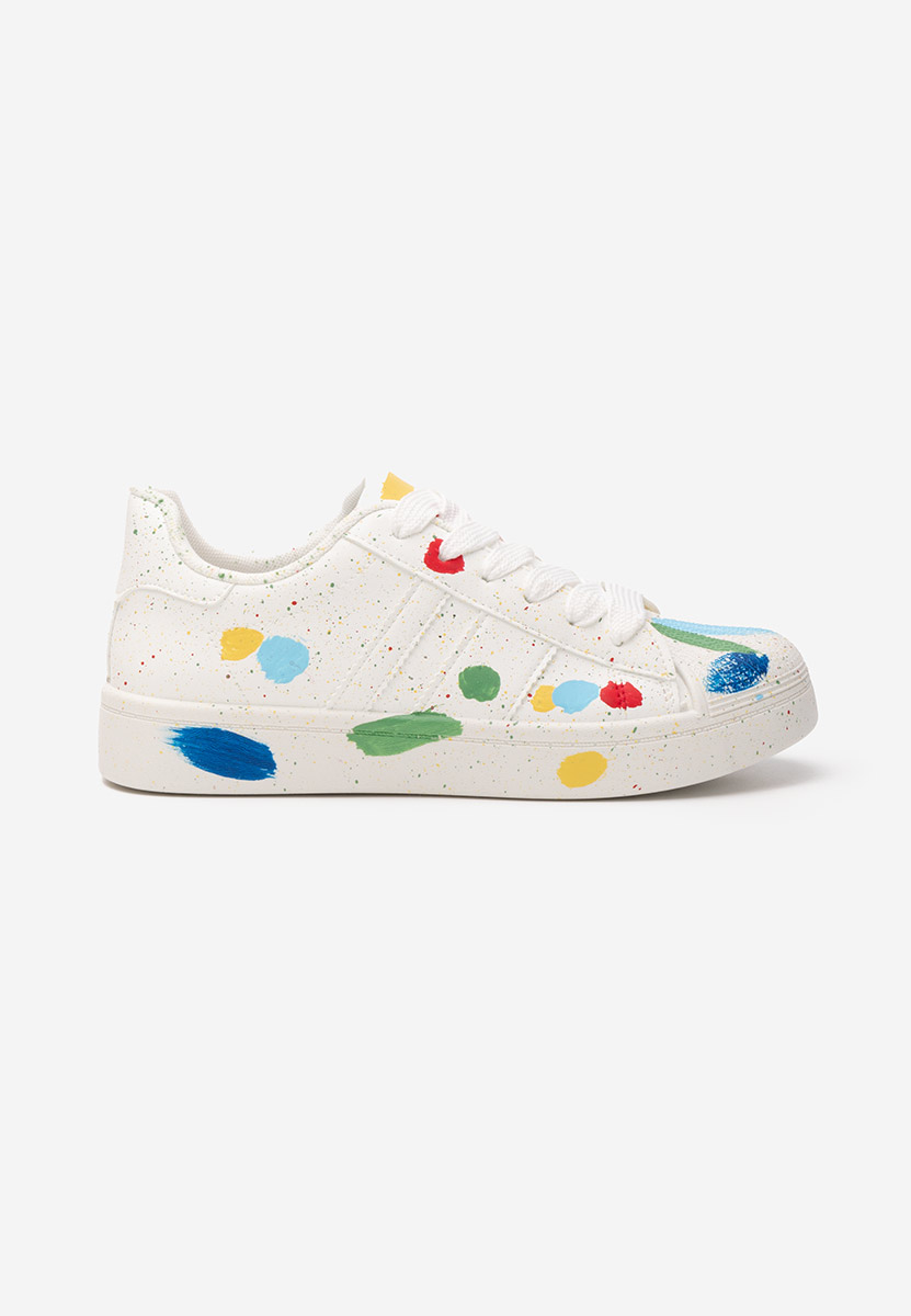 Sneakers dama Nevara albi
