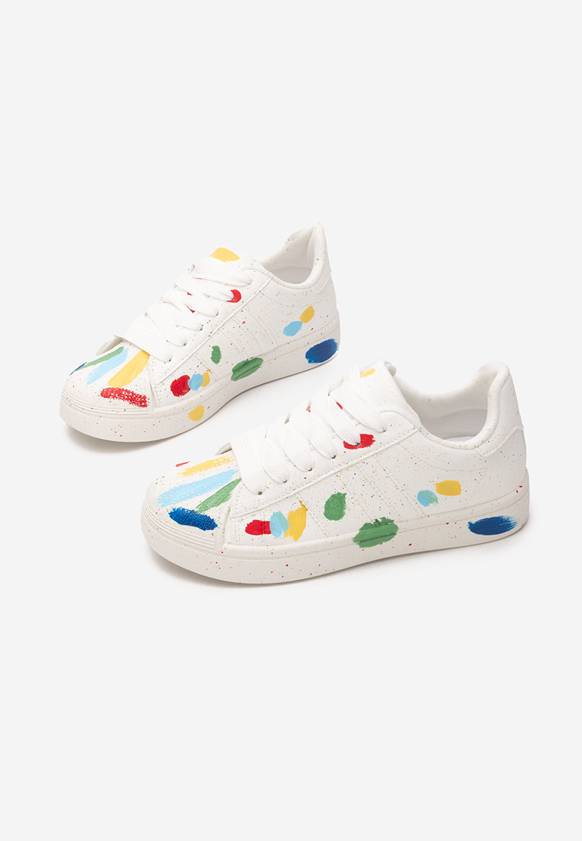 Sneakers dama Nevara albi