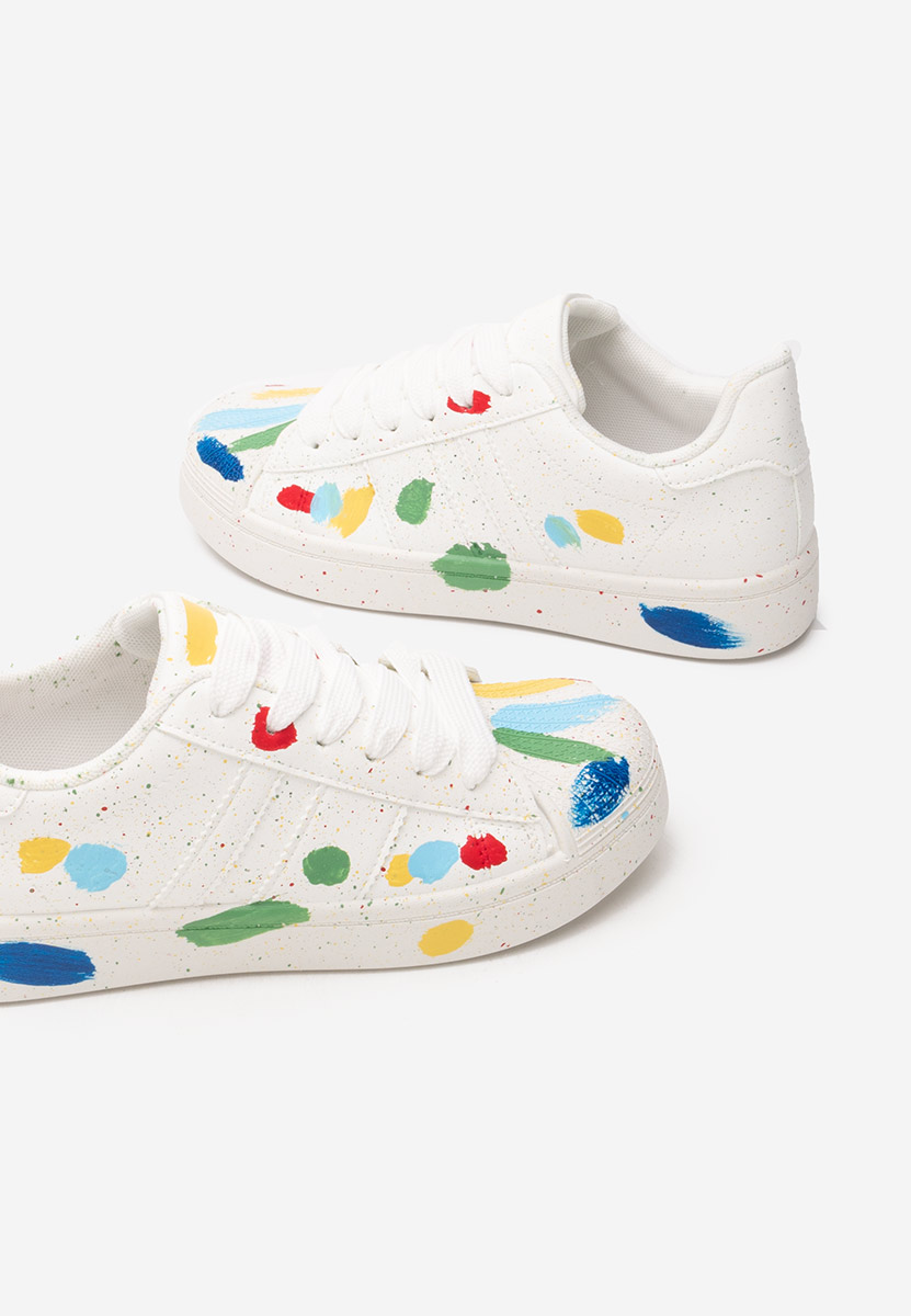 Sneakers dama Nevara albi