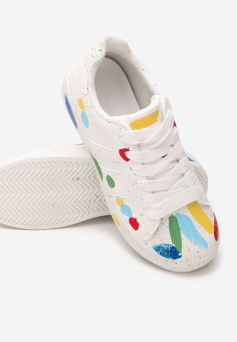 Sneakers dama Nevara albi