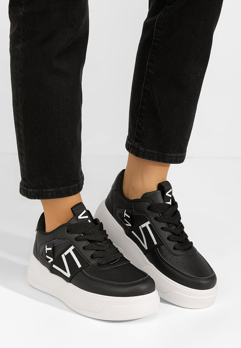 Sneakers cu platforma Vannessa negri