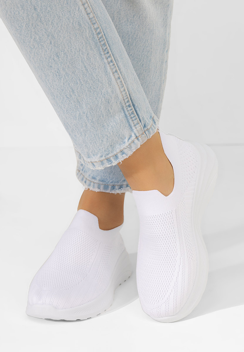 Tenisi Slip-On Hulda albi