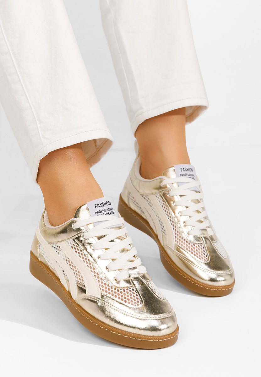 Sneakers dama Leonarda aurii