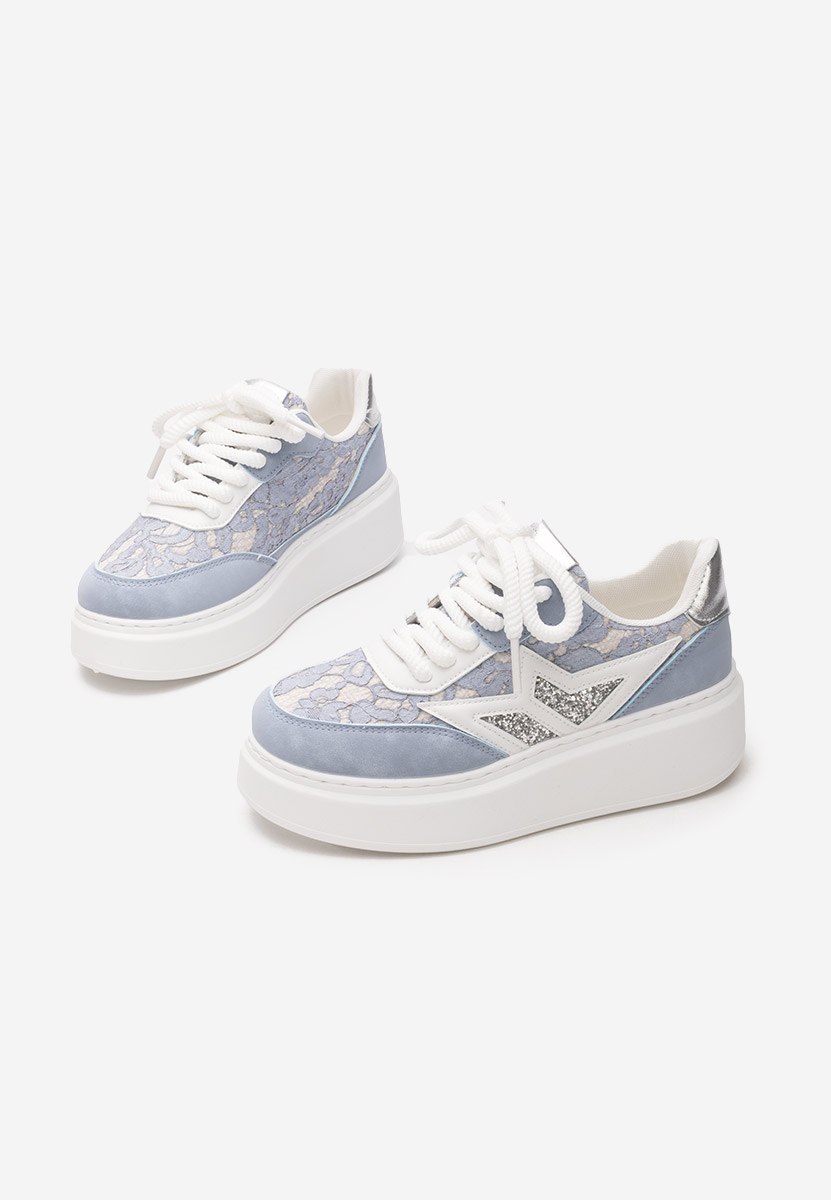 Sneakers cu platforma Dayla albastri