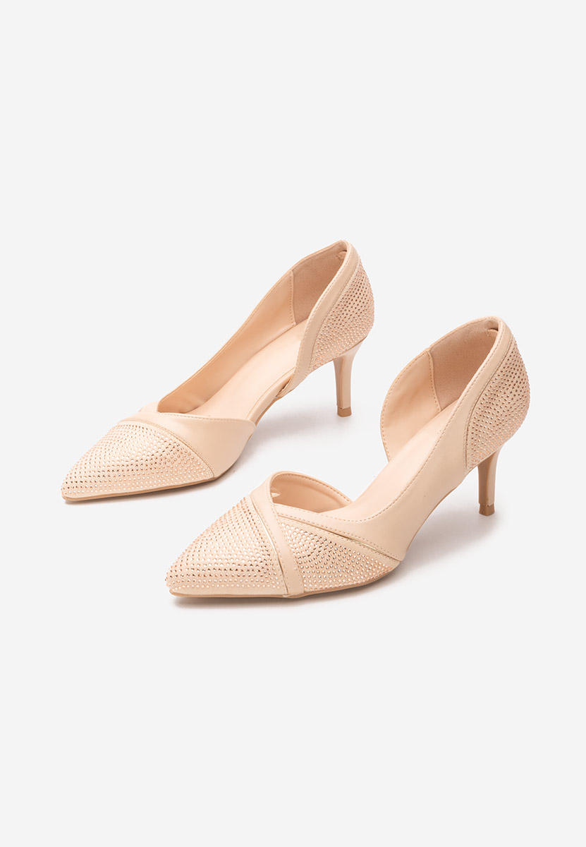 Pantofi stiletto Simone bej