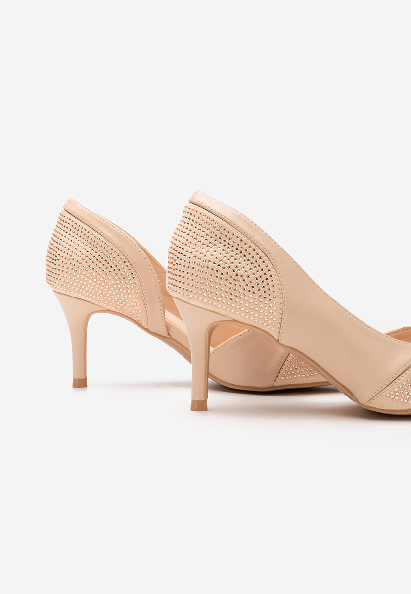 Pantofi stiletto Simone bej