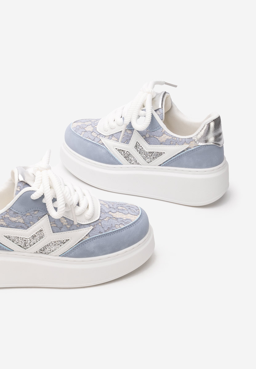 Sneakers cu platforma Dayla albastri