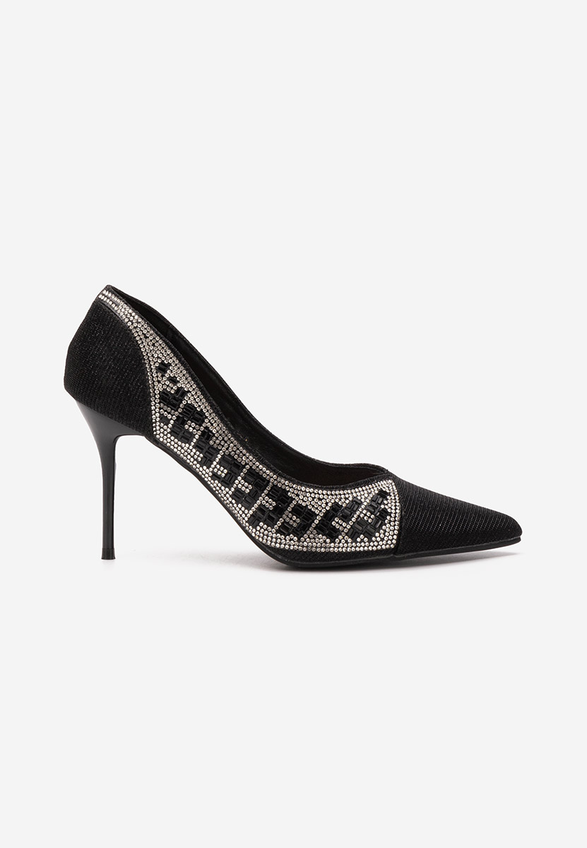 Pantofi stiletto Zenica negri