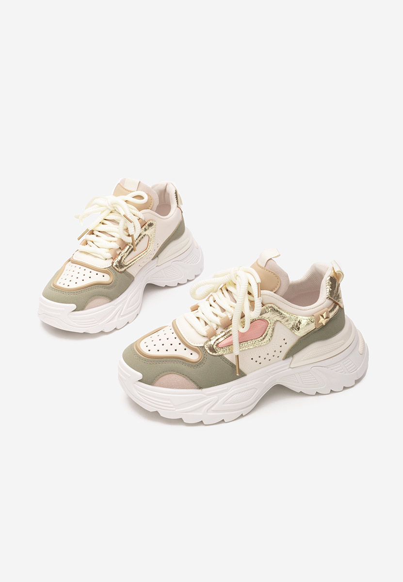 Sneakers cu platformă Marlen multicolori