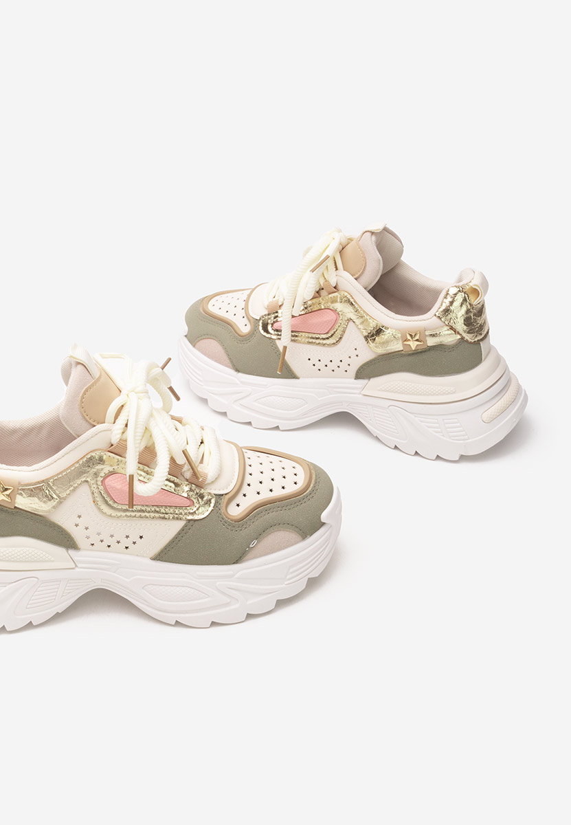 Sneakers cu platformă Marlen multicolori