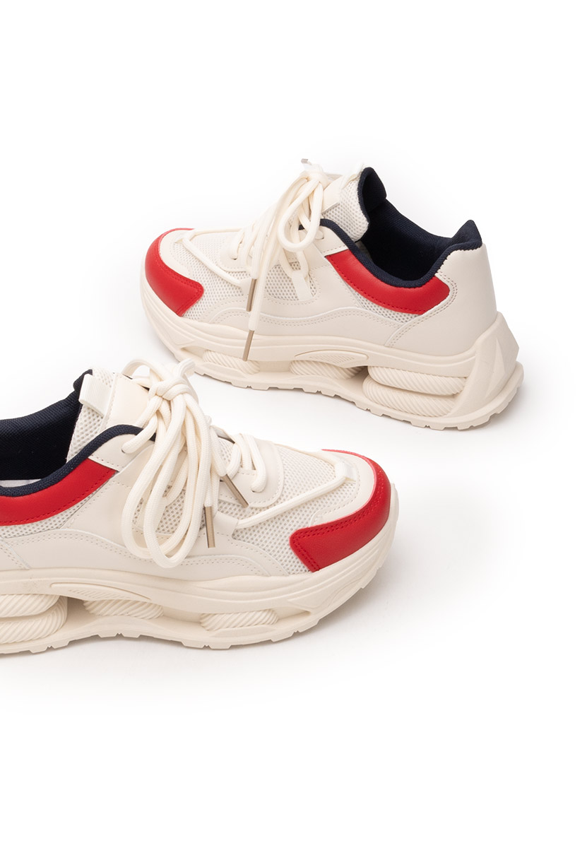 Sneakers dama Shaquana bej