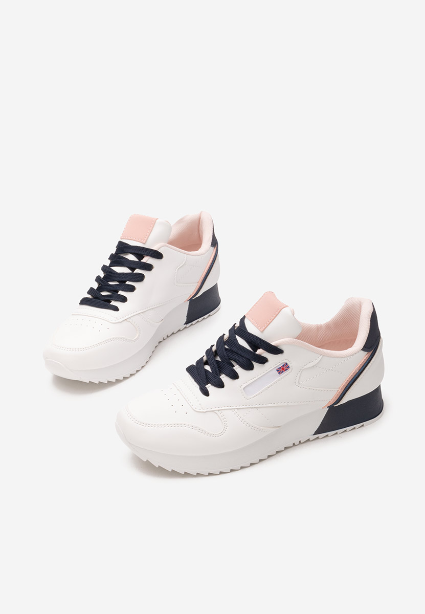 Sneakers dama Linny albi