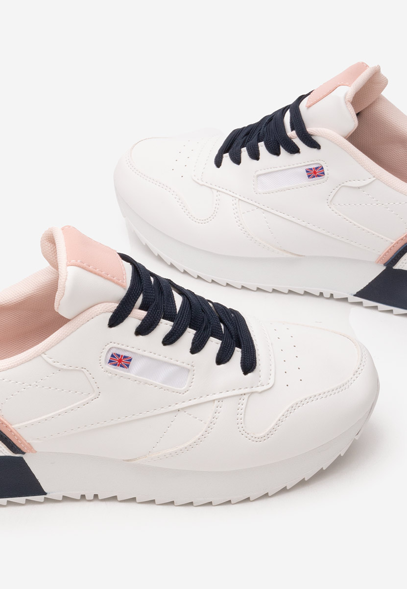 Sneakers dama Linny albi