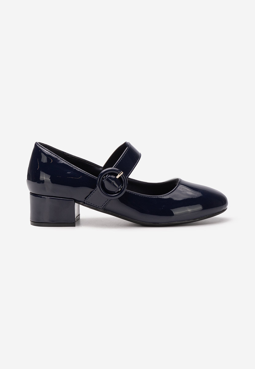 Pantofi cu toc mic Adevana navy