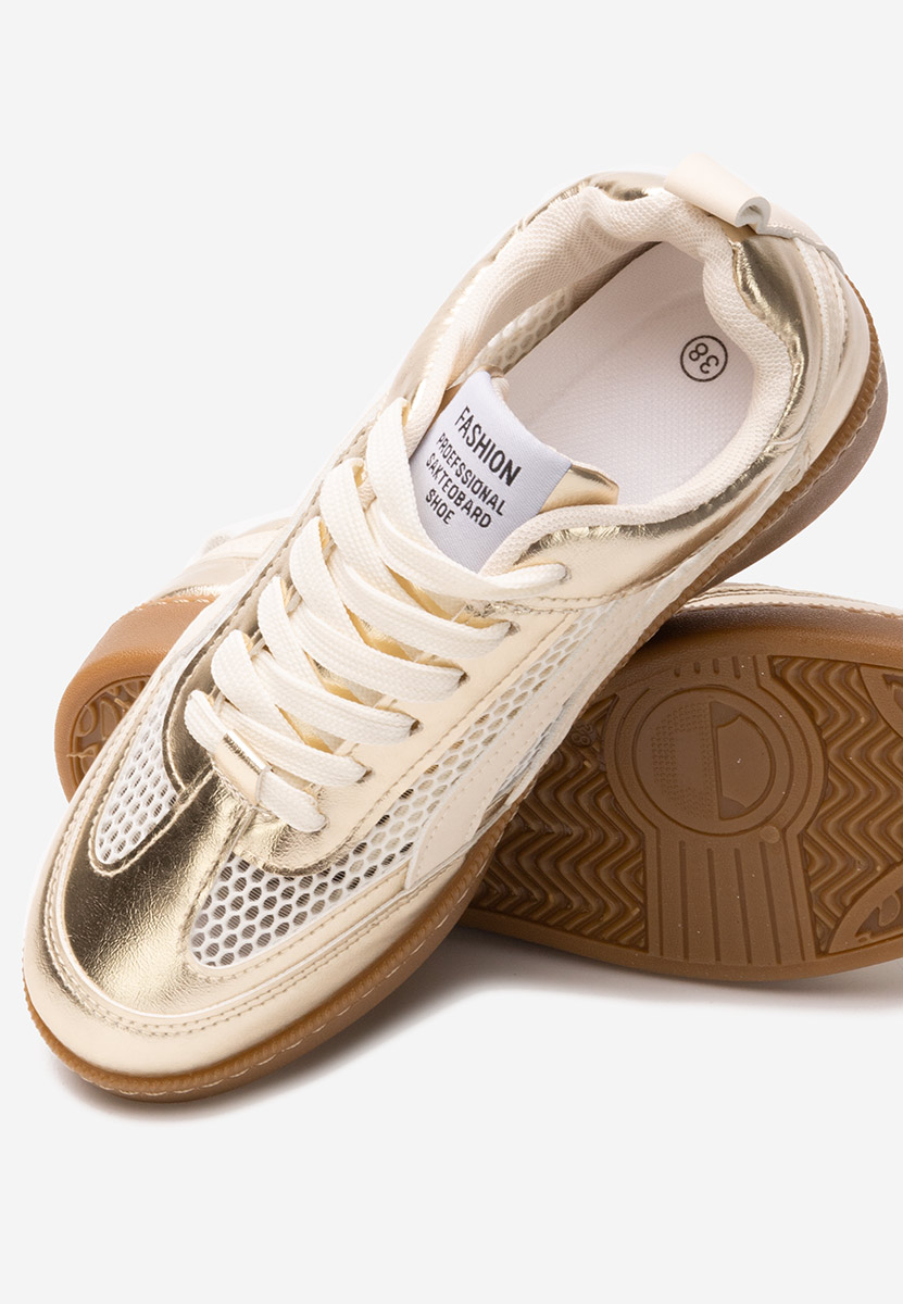 Sneakers dama Leonarda aurii