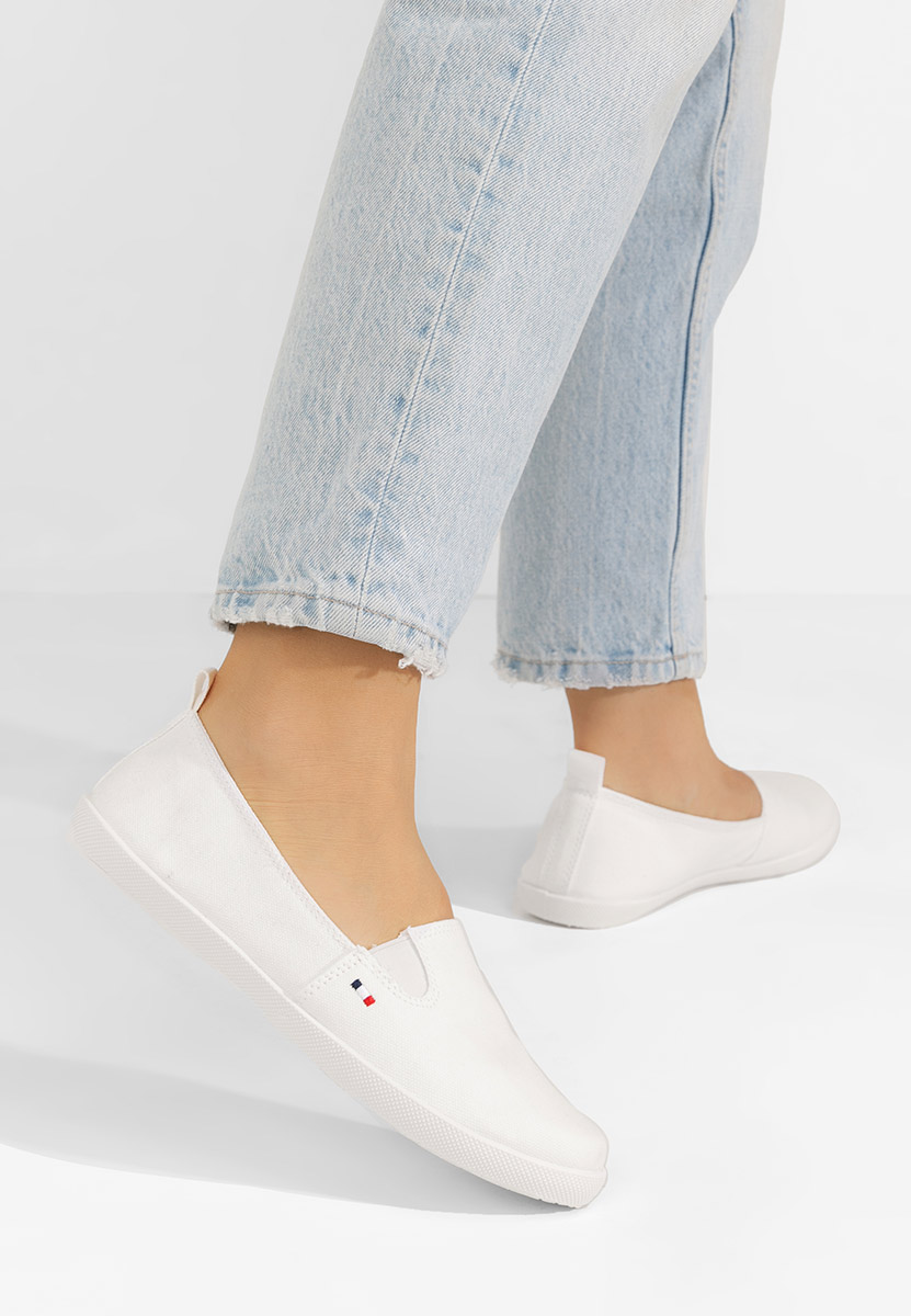 Espadrile dama Jeanyne albi