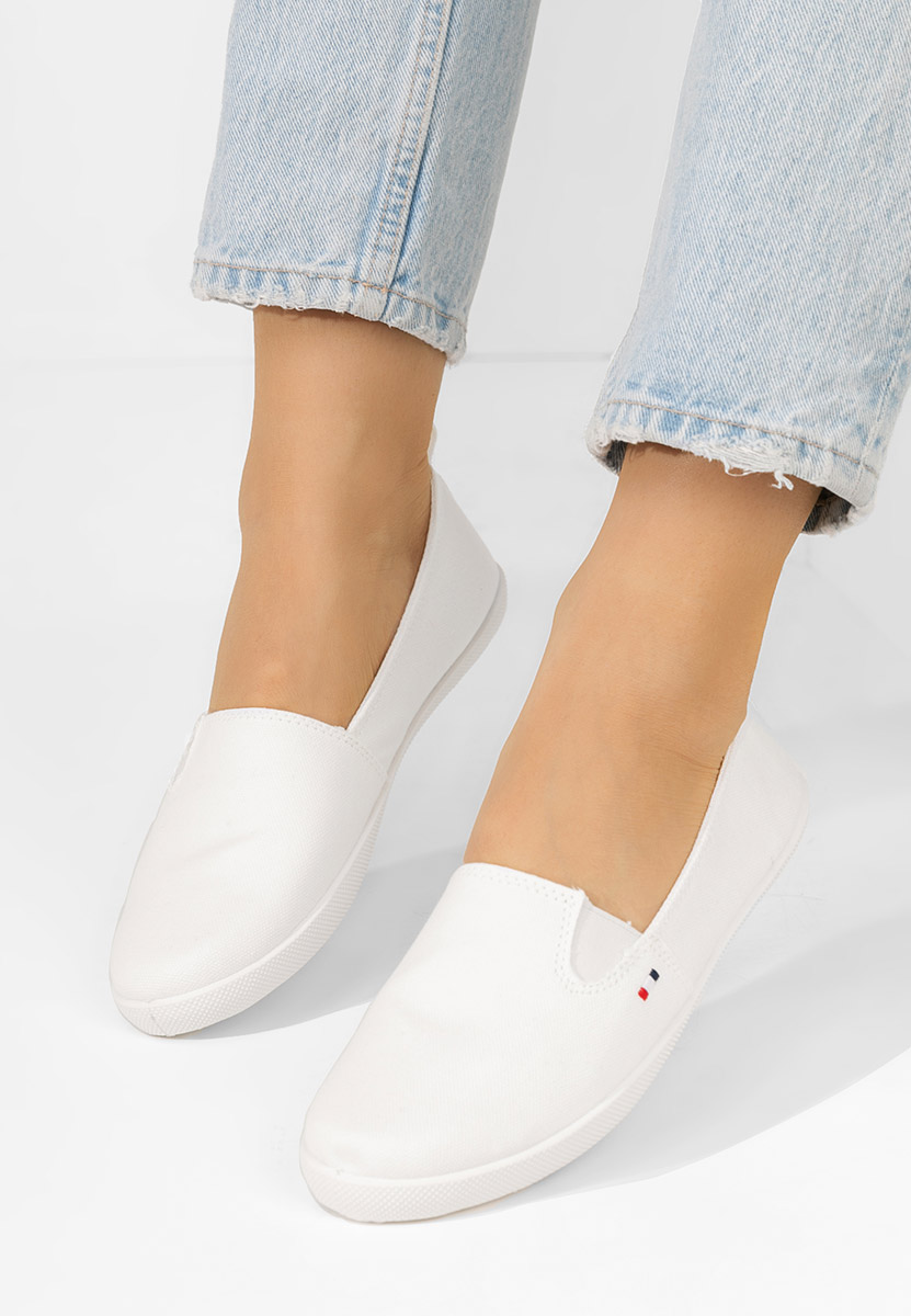 Espadrile dama Jeanyne albi