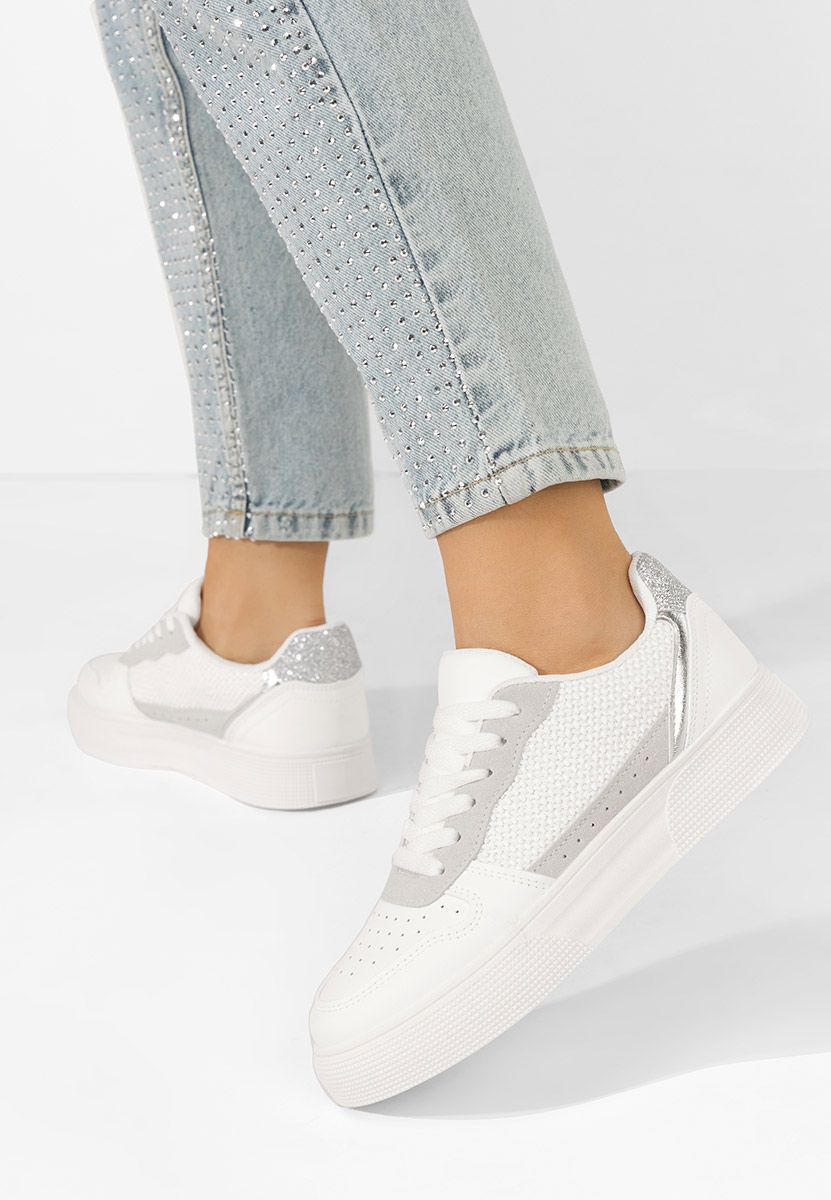 Sneakers dama Merlyna albi