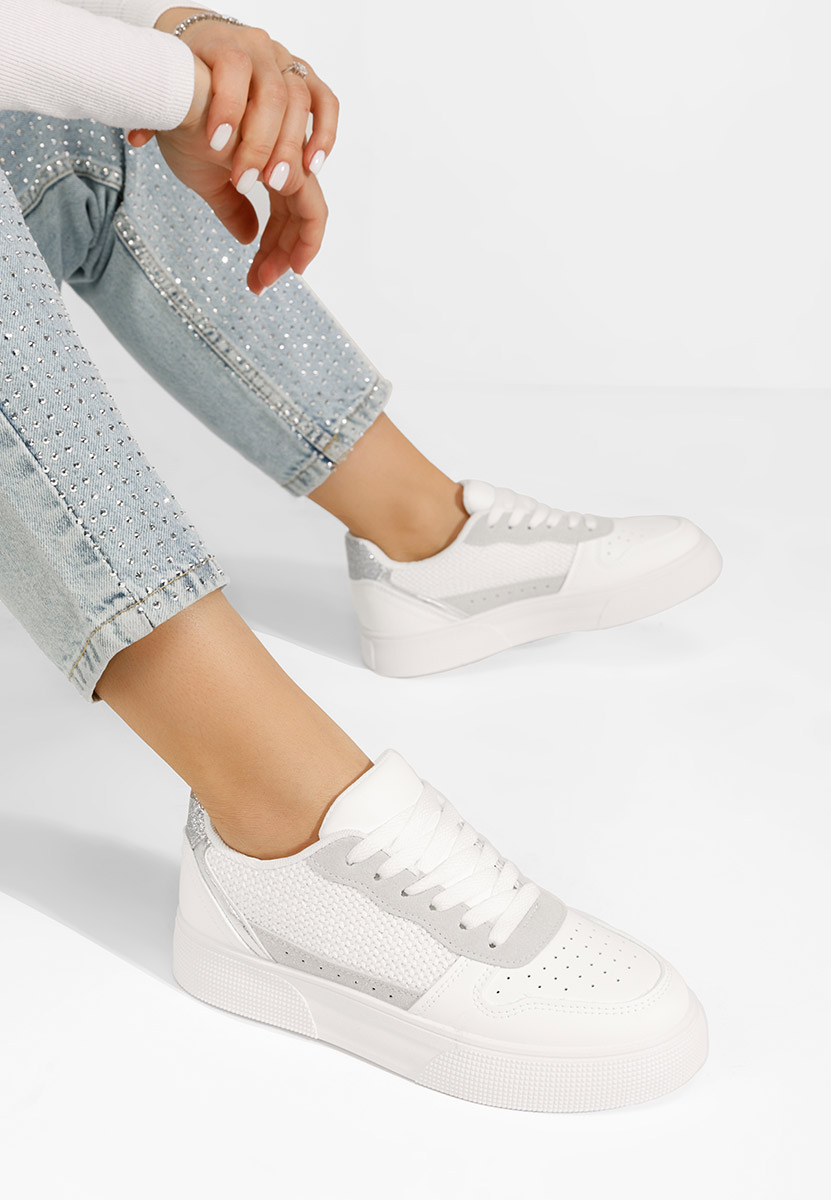 Sneakers dama Merlyna albi