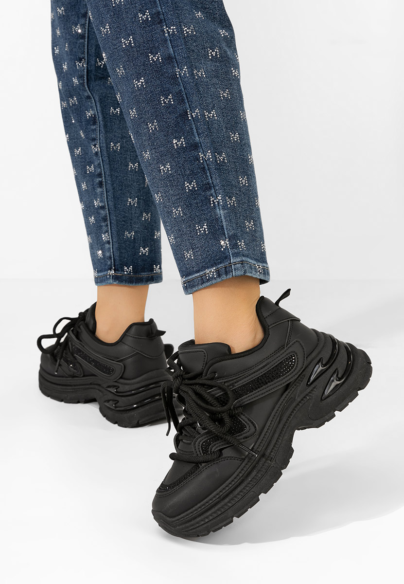Sneakers cu platforma Ilene negri