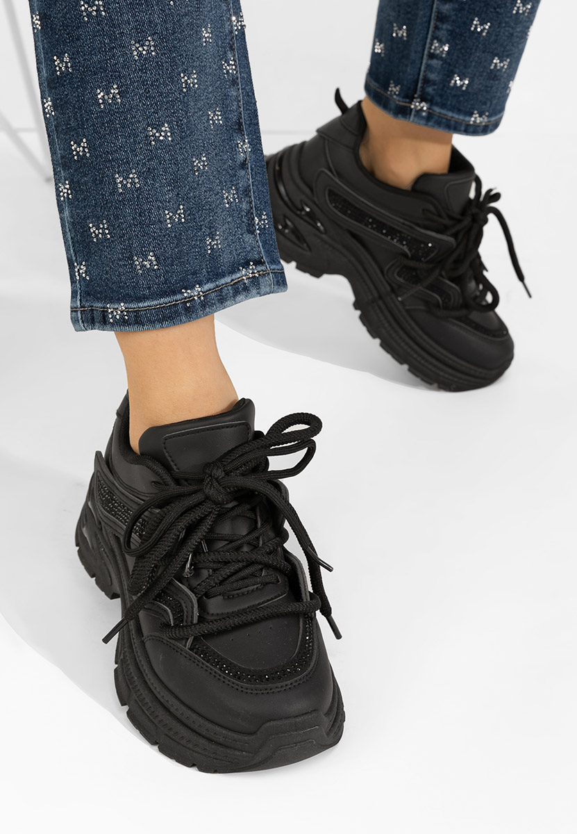 Sneakers cu platforma Ilene negri