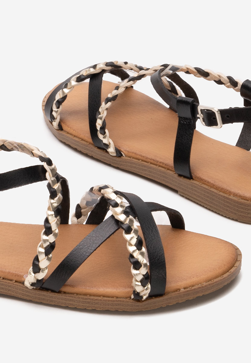Sandale fara toc Mayola negre