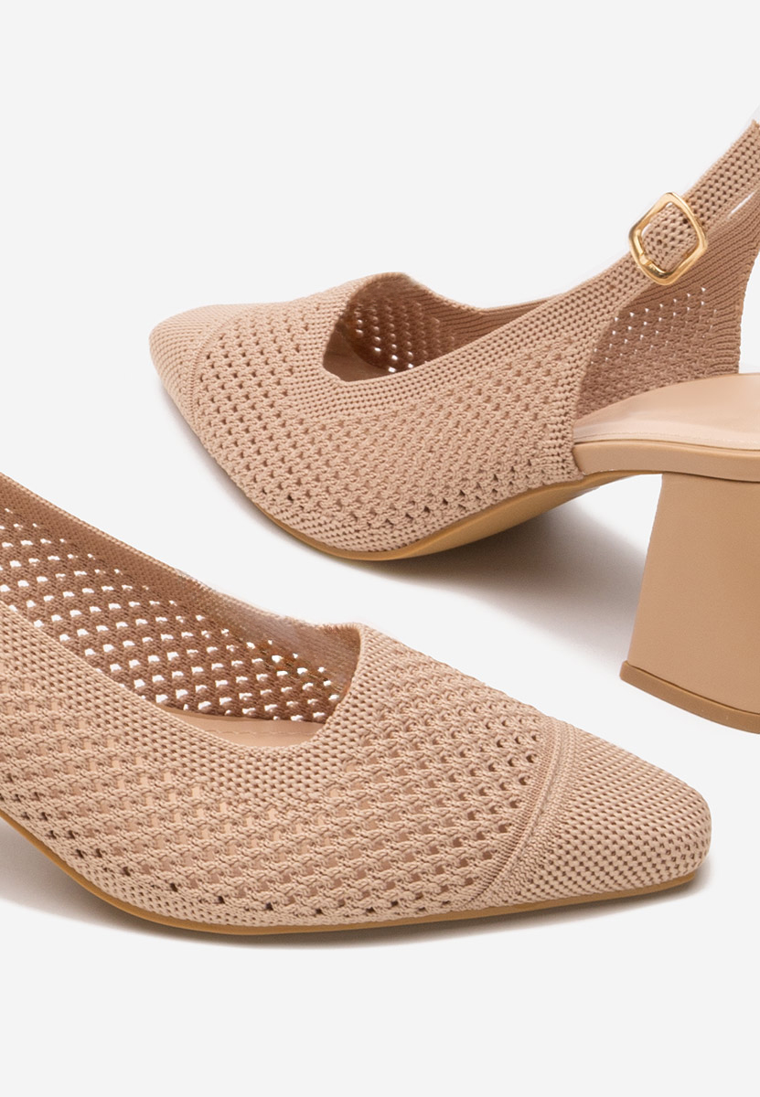 Pantofi slingback Patria kaki