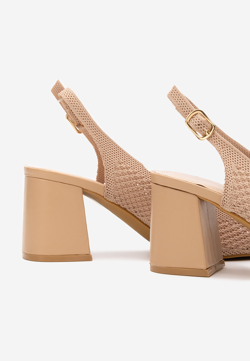 Pantofi slingback Patria kaki