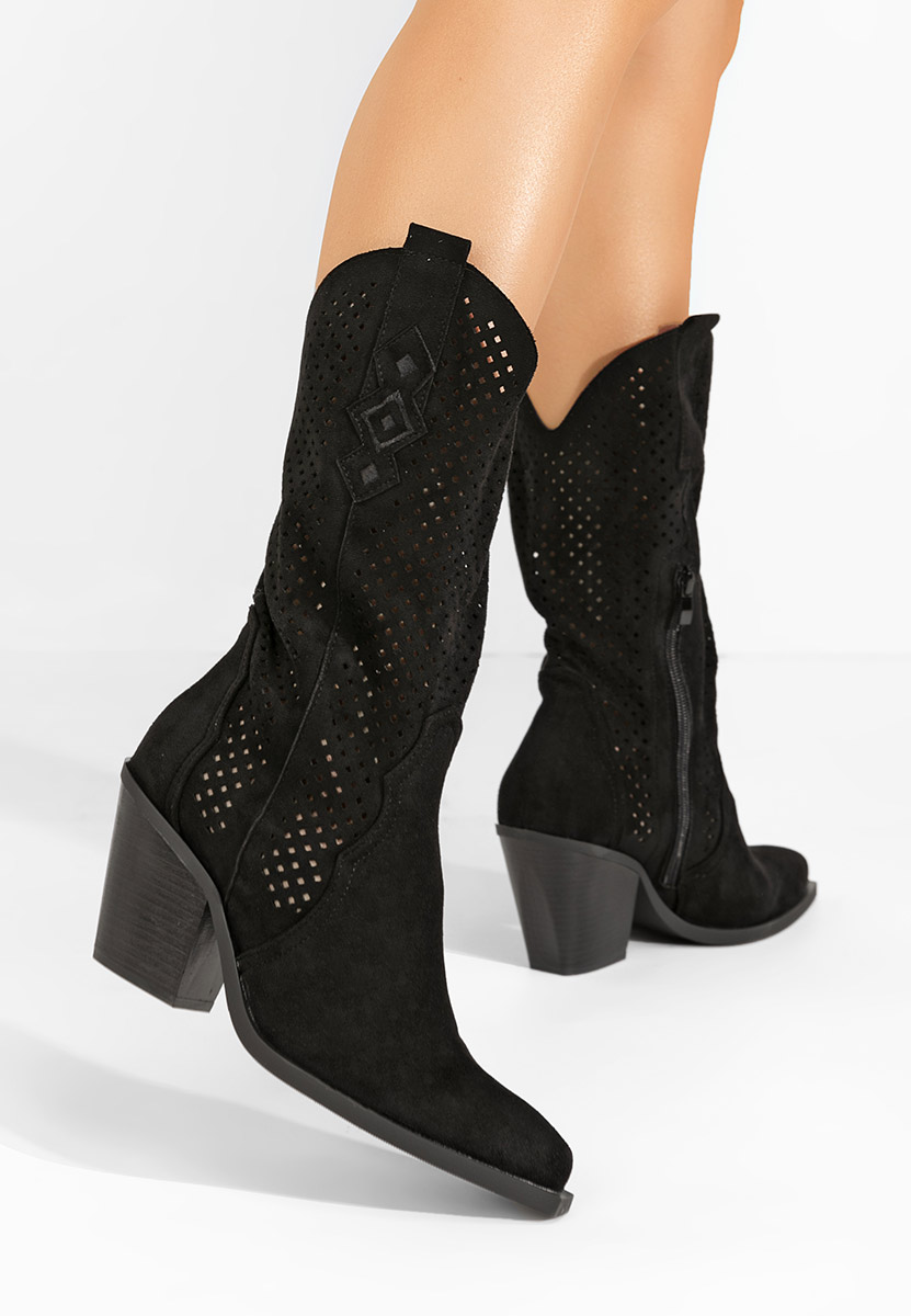 Cizme western dama Ashley negre