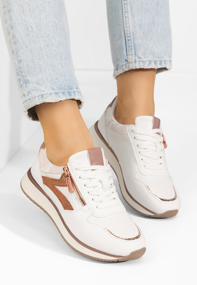 Sneakers dama Tawanna albi