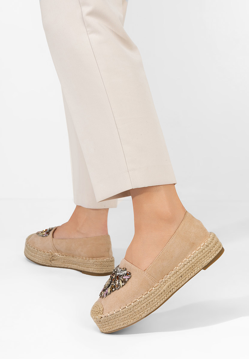 Espadrile dama Shakita bej