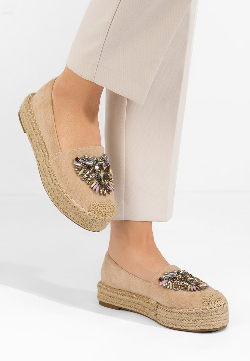 Espadrile dama Shakita bej