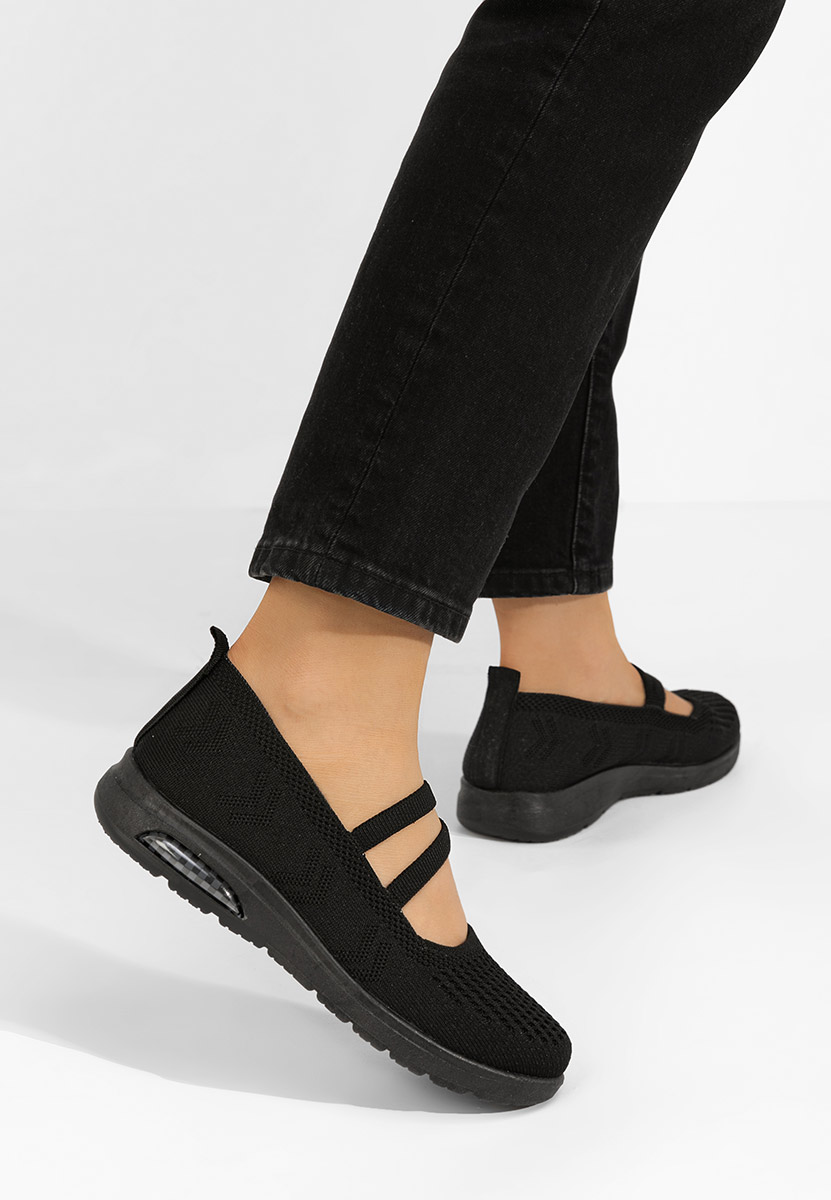 Pantofi casual dama Madelyn negri