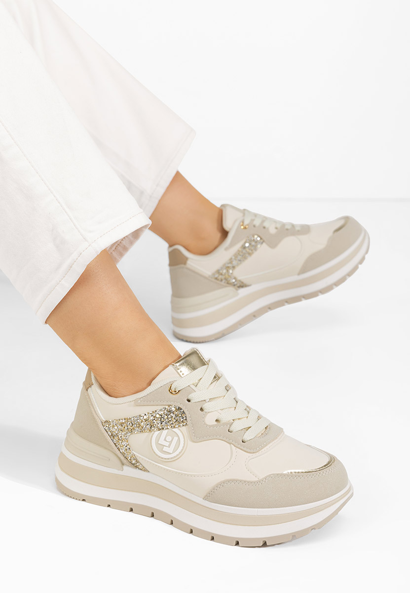 Sneakers cu platformă Nohemi bej