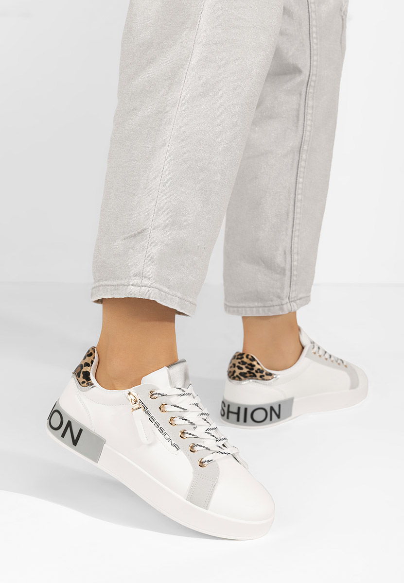 Sneakers dama Corrina albi