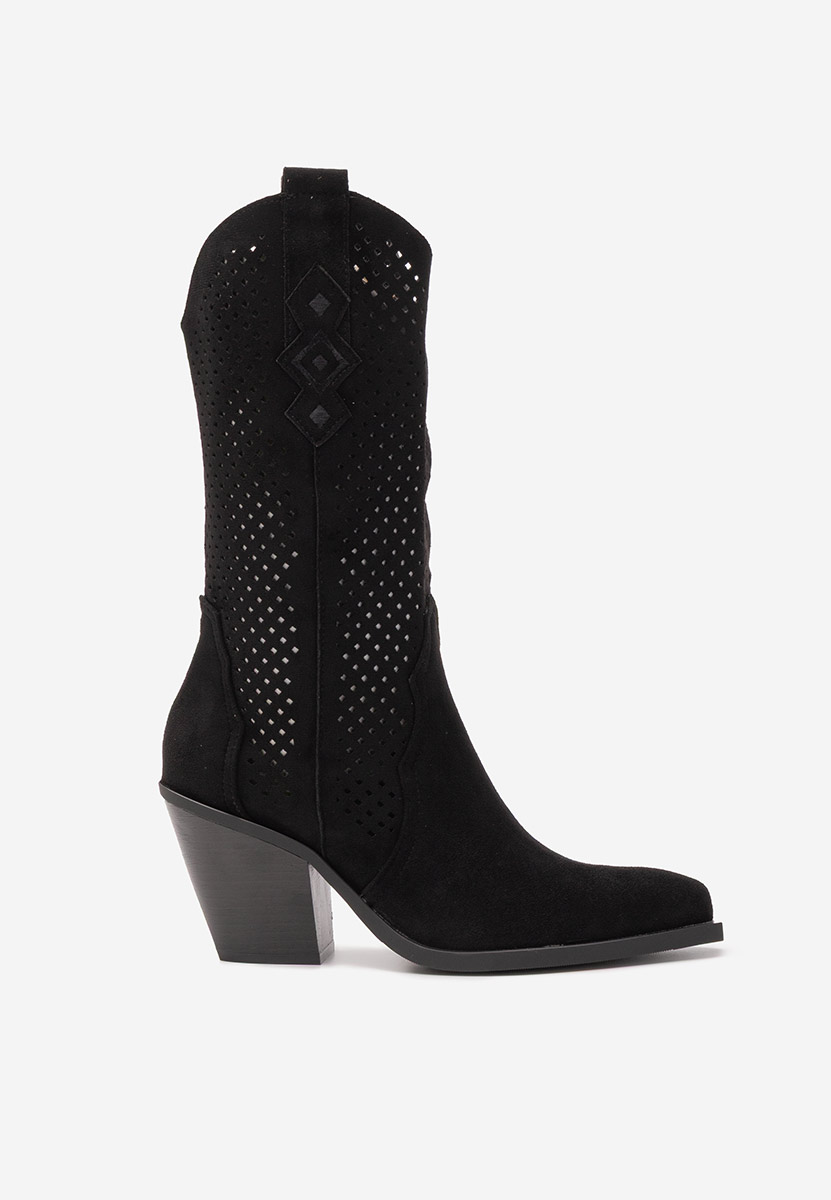 Cizme western dama Ashley negre