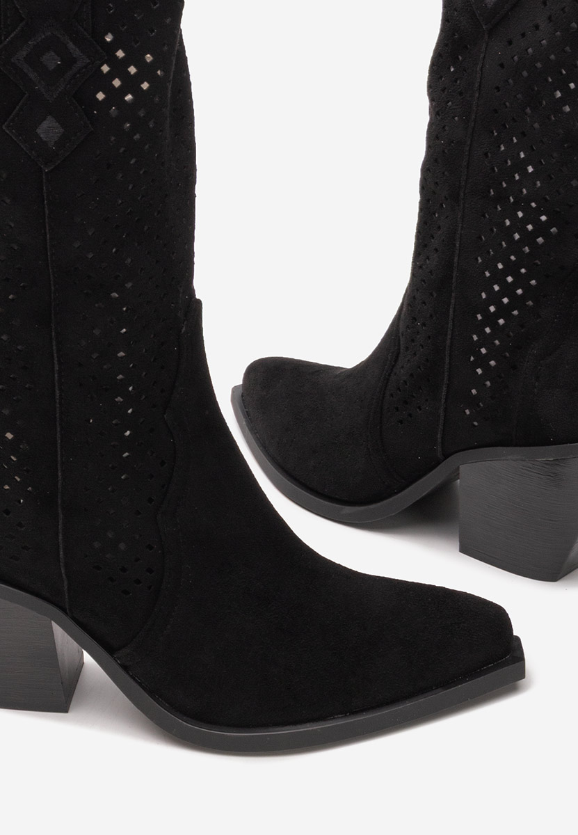 Cizme western dama Ashley negre