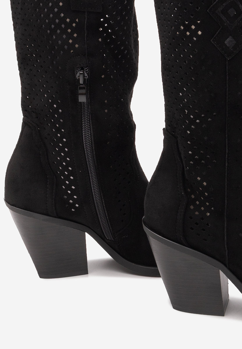 Cizme western dama Ashley negre