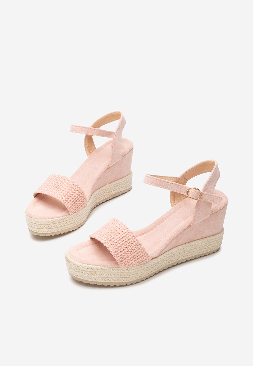 Sandale cu platforma Debbi roz