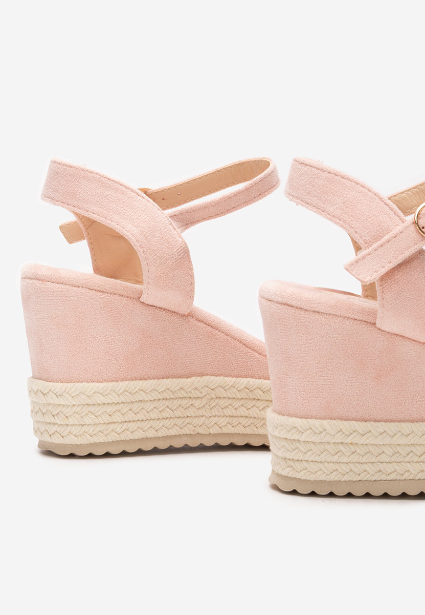 Sandale cu platforma Debbi roz