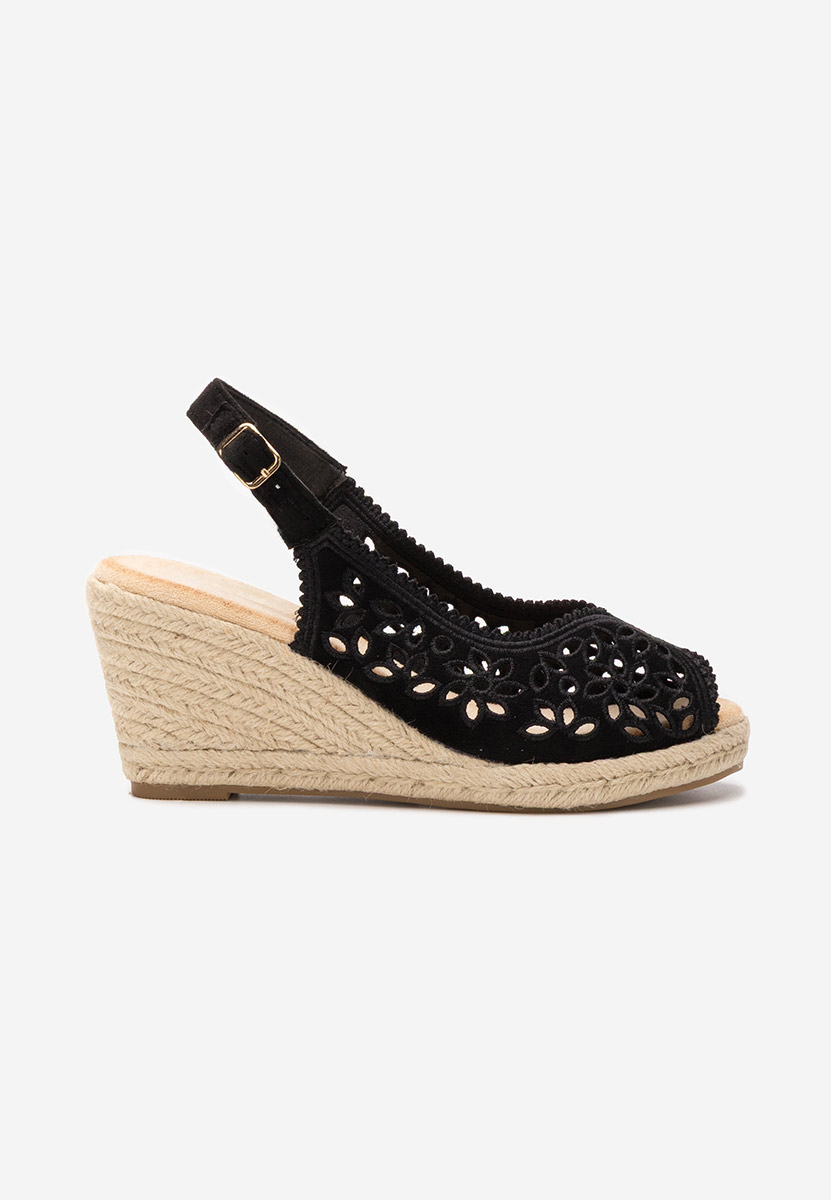 Sandale cu platforma Leatrice negre