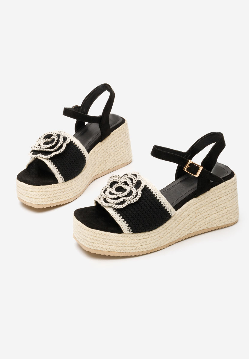 Sandale cu platforma Lorine negre