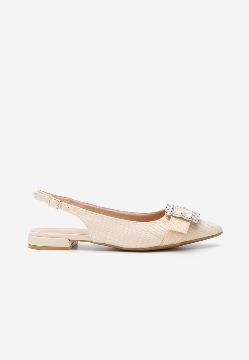 Pantofi slingback Rachell bej