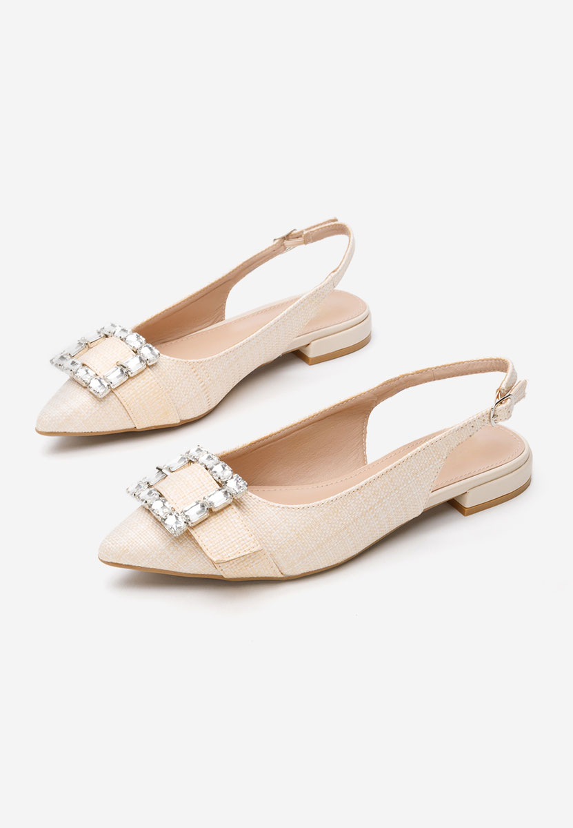 Pantofi slingback Rachell bej